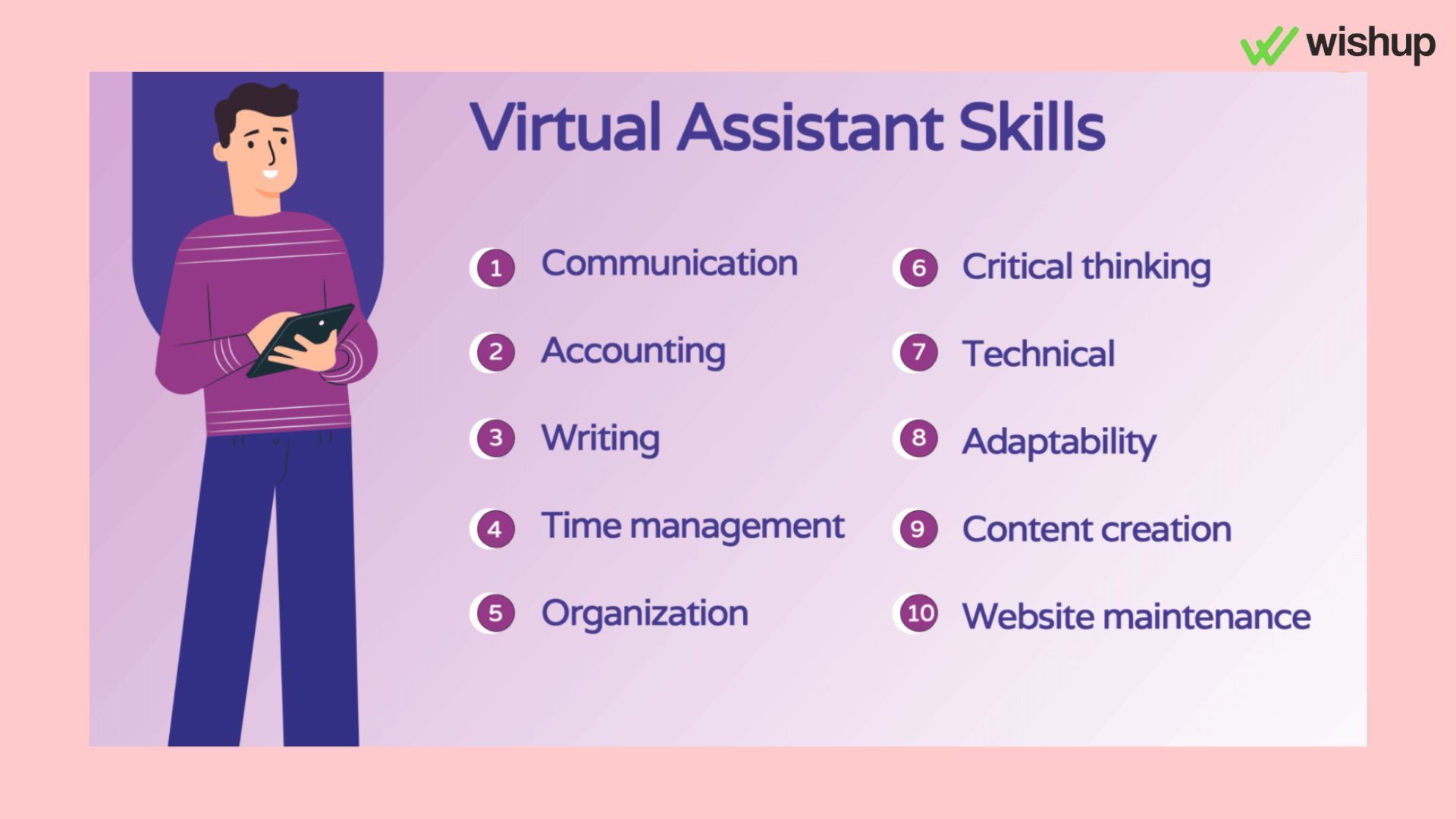 Virtual Assistant skills for startups